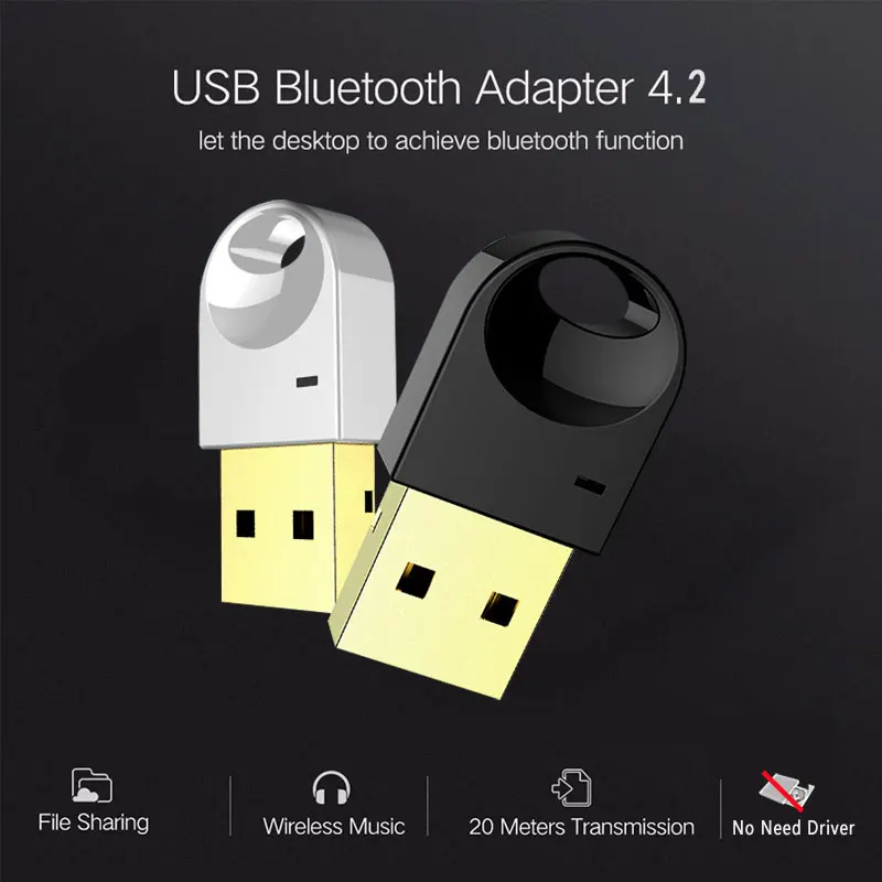 Wireless USB Bluetooth Adapter for Computer Wireless Headset Bluetooth Speaker CSR 4.2 Free driver Bluetooth Dongle/Receiver Wireless USB Bluetooth Adapter for Computer Wireless Headset Bluetooth Speaker CSR 4.2 Free driver Bluetooth Dongle/Receiver