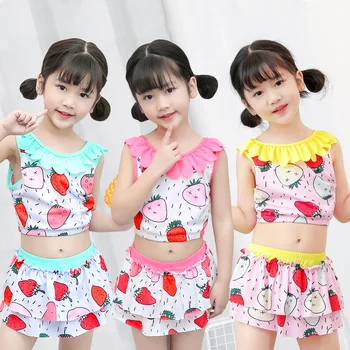 

Children's swimwear Two-Piece Bikini Girls baby swimsuit baby bathing suits girl bikini kids swimwear Children swimsuit