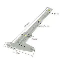 1 шт. серый 150 мм мини пластиковый раздвижной штангециркуль штангенциркуль прибор измерение инструмент линейка