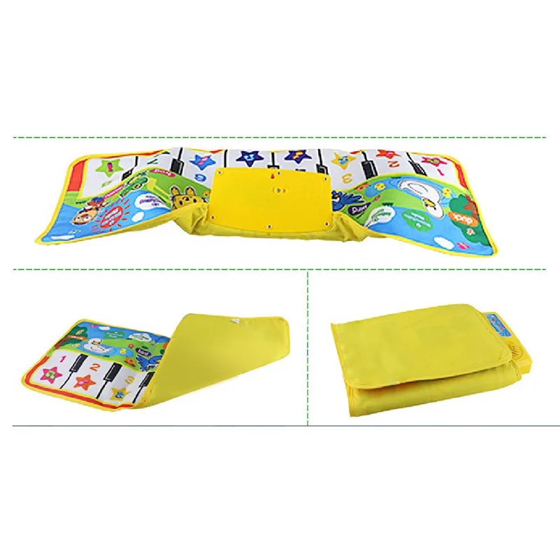 1PC New Touch Play Keyboard Musical Music Singing Gym Carpet Mat Best Kids Baby Gift toys for child