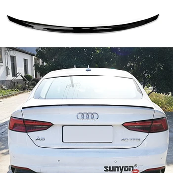 

For Audi A5 4Door 2017 2018 2019 ABS Plastic Unpainted Primer Color Car Rear Trunk Roof Wing Spoiler