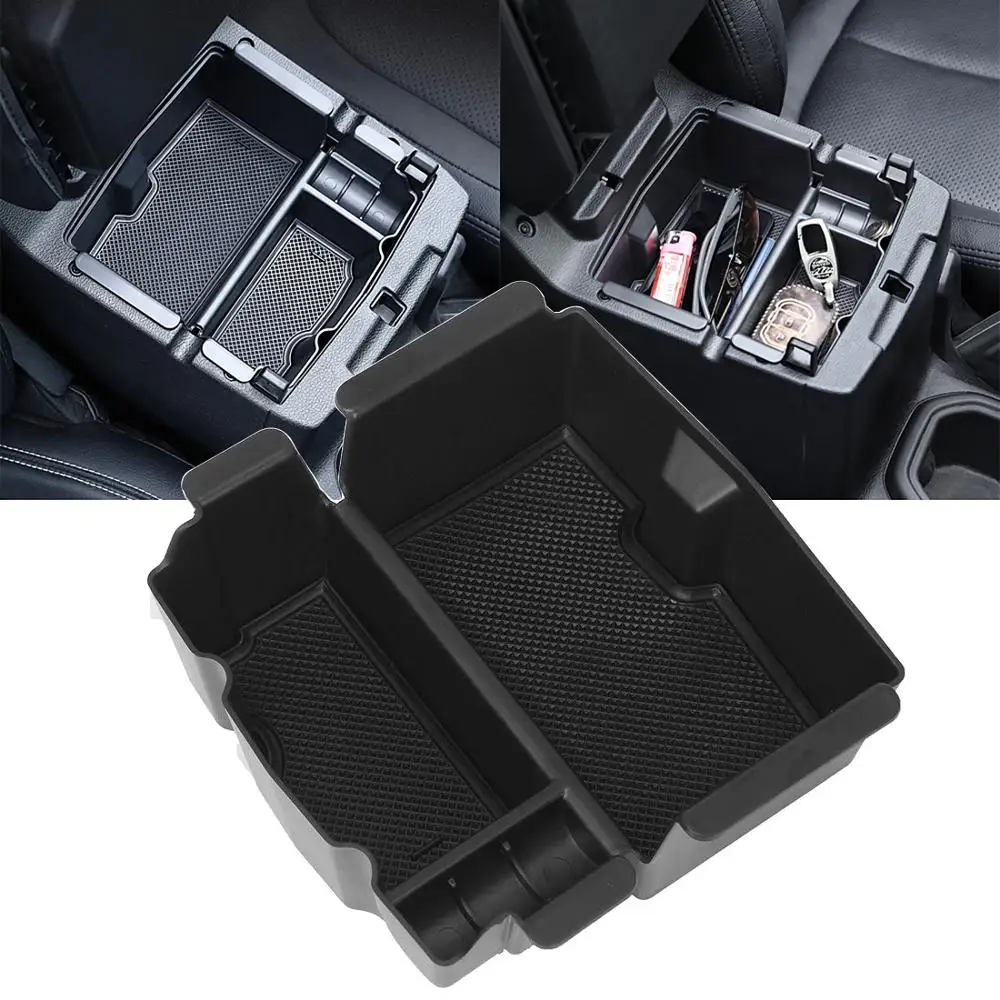 

for Jeep Wrangler JL/ JLU 2018 2019 2020 Unlimited Interior Accessories Armrest Box Storage Box Center Console Organizer Black