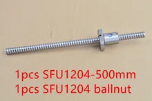 Диаметр 12 мм ШВП RM1204 винт длина 500 мм и SFU1204 шариковая гайка с ЧПУ гравировка машины 1 шт.