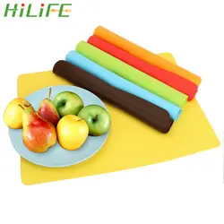 HILIFE 40*30 см кастрюля без ручки лайнер Placemat выпечка коврик силиконовый выпечки Формы для выпечки коврик настольный протектор кухня