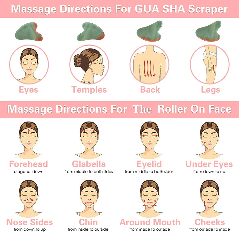 Нефритовая доска Gua Sha для лица, черный обсидиан, массажные инструменты, точечные точки, акупресса для спины, лифтинг для лица, спа-массажер, красота, уход за кожей