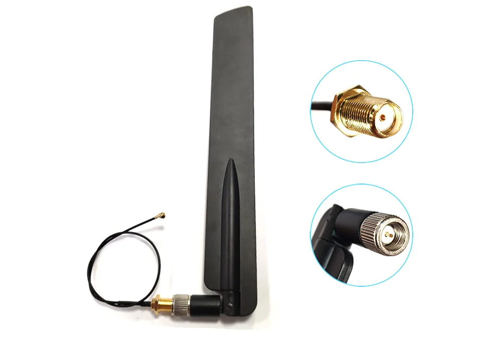 4G LTE Антенна 10dbi SMA Male Aerial 698-960/1700-2700Mhz antenne antena+ 20cm RP-SMA U. FL IPX Pigtail удлинитель