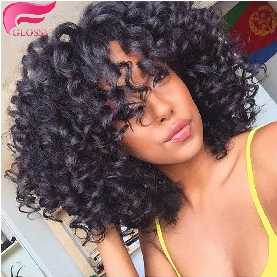 Cheap Brazilian Kinky Curly Virgin Hair Brazilian Short Curly Weave Human Hair Bundles Afro Kinky Curly Hair Spiral Curl 4Pcs 8A