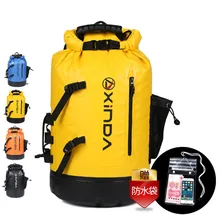 P106 для путешествий вверх по реке Сумка водонепроницаемая сумка дрейфующий мешок, мешок для вещей для путешествий водонепроницаемый рюкзак для пеших прогулок Разноцветный, дополнительно 30L