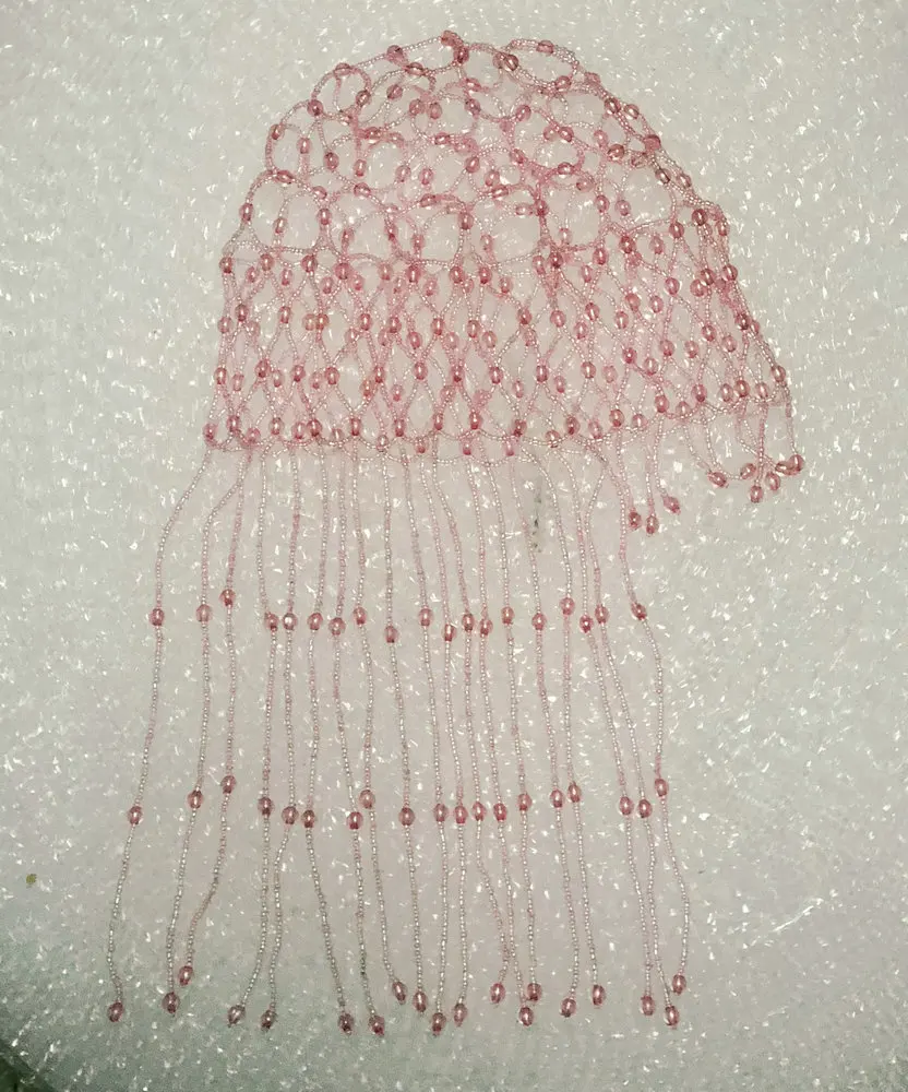 Для маленьких девочек ручной работы бисером танец живота голова Кепка шапка танец шляпа аксессуары для волос костюм от 3 до 5 лет