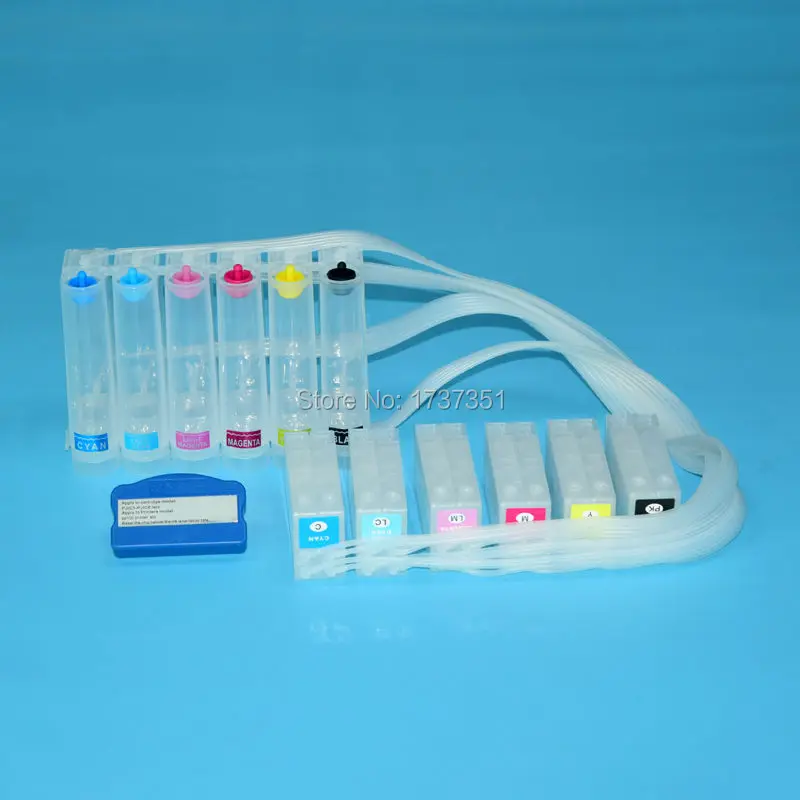

PP-100 6 color PJIC1-PJIC6 Bulk ink system with chip resetter for Epson PP100 CISS