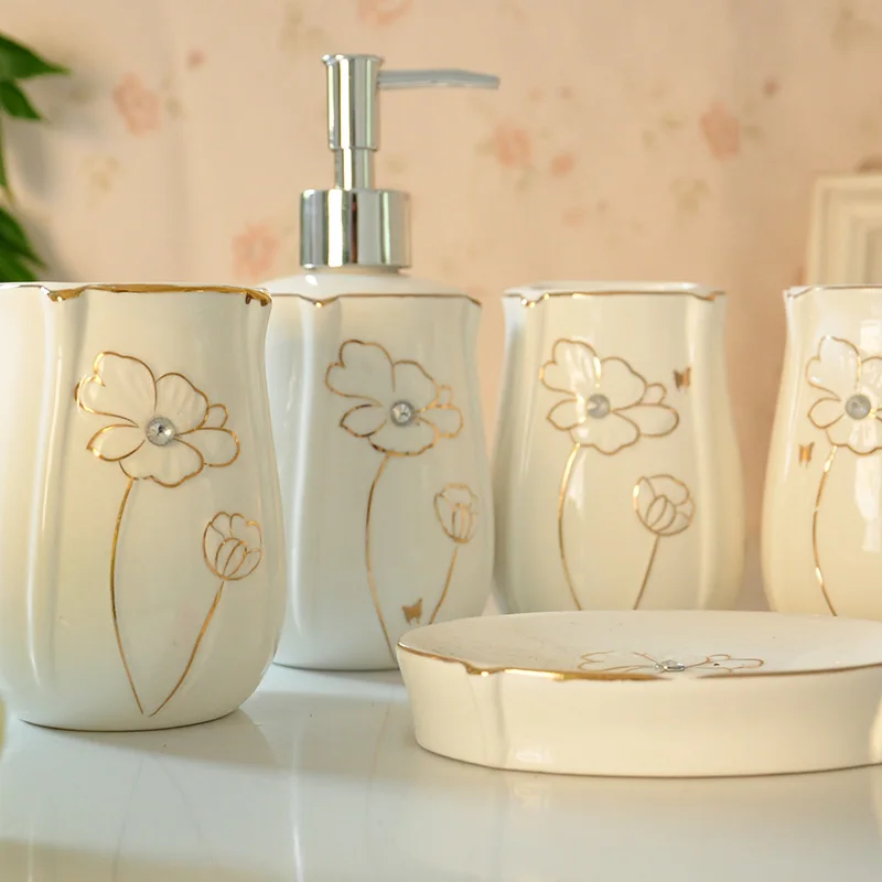 set bathroom five pieces set of bathroom wedding gift fashion gift box ...