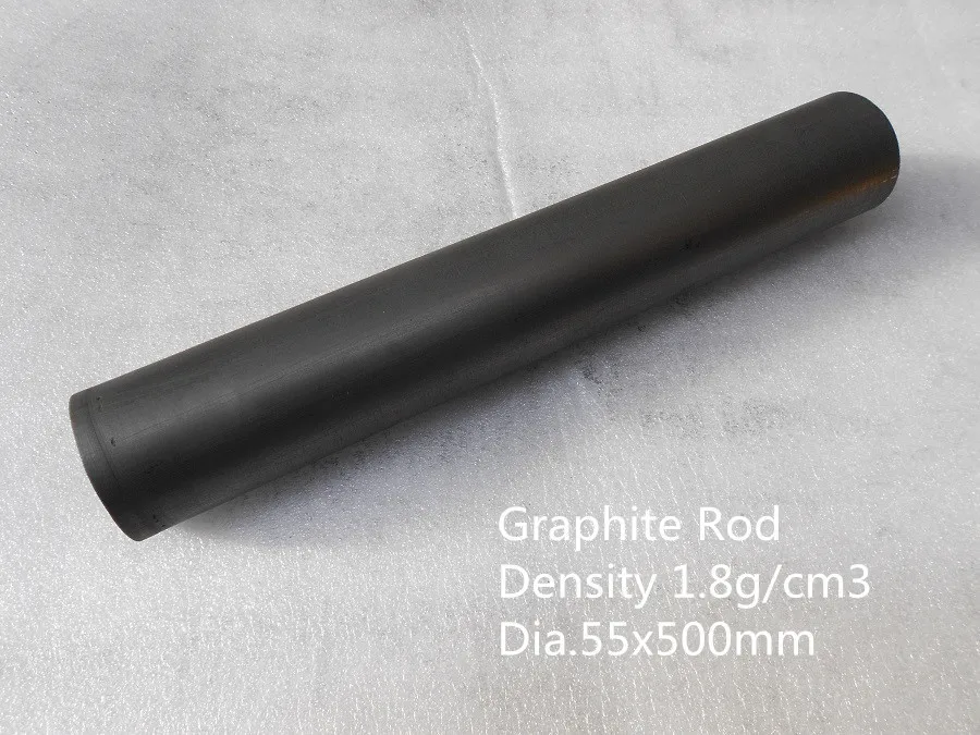 

Dia.55*500mm graphite rods /graphite mold for continuous casting / Graphite Round Rod, Oversized Tolerance