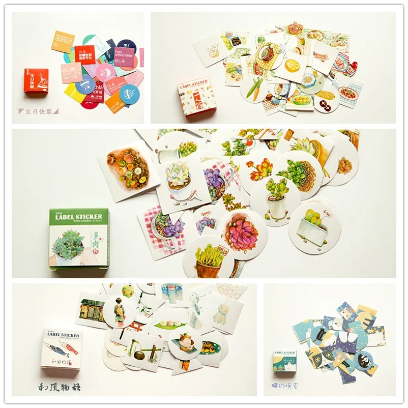 

40 Pcs/lot Cute Cat Mini Paper Sticker Decoration Diy Ablum Diary Scrapbooking Label Sticker Kawaii Stationery