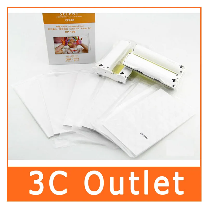 Original Canon RP 108IN color tinta y 108 papel fotográfico para Selphy  CP910 cp820, envío gratis|ink cartridge free shipping|inked nationoriginal  ink tattoo - AliExpress