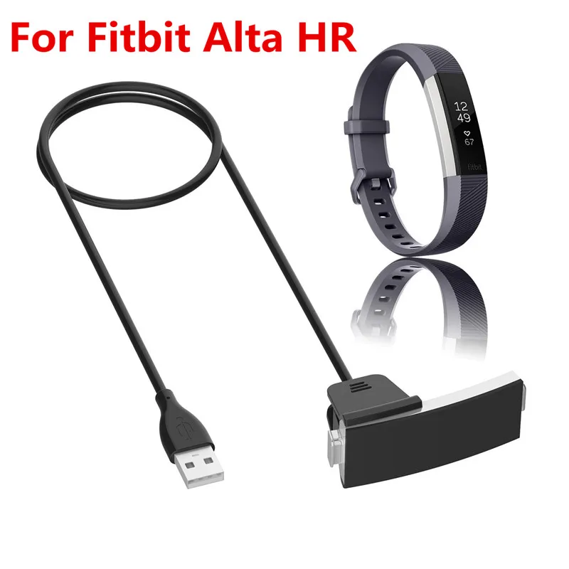 USB Charger Charging Cable Replacement Cord for Fitbit Alta HR 