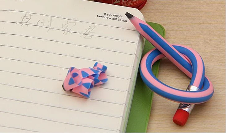 5 шт./лот, многофункциональные игрушки, карандаши, корейские креативные канцелярские призы, мультяшная ручка, мягкая ручка-карандаш, безопасная ручка