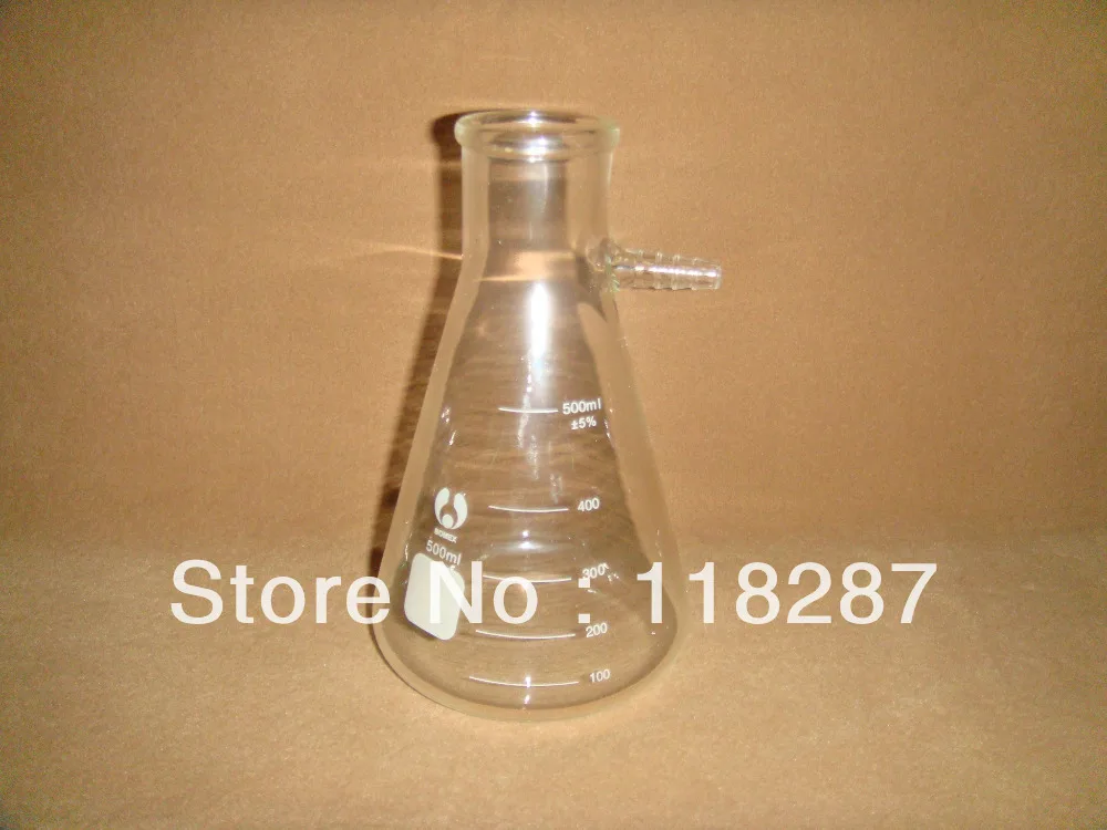 500ML Filtration Flask,Filtering Flask(used on the filtration set),lab