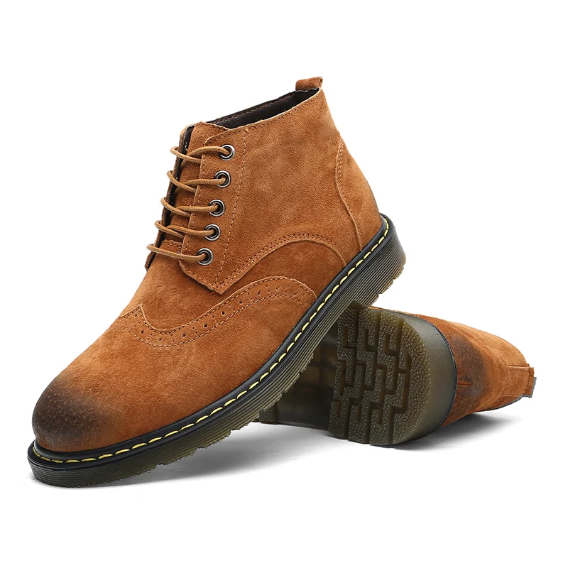 Madeira Couro verde adding D' Sapatos Black Pele Vaca Bota Vintage De Botas Do 2018 Dr cinza Dos À marrom Homens Cotton Rachado Fivela Inverno Combate Água Da Martins Prova Cotton adding Militares Novo f5CCw7q