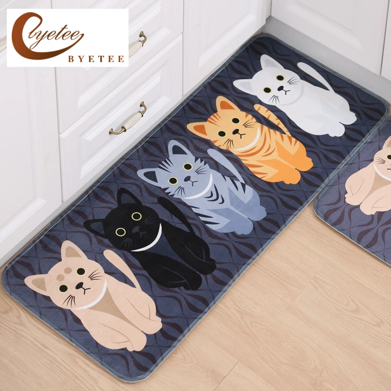 

[byetee] Kitchen Floor Carpets And Mat Door Mat Door Mat Bathroom Non-slip Cushion Suit Bedroom Mat Carpet For Rugs Rug Doormat