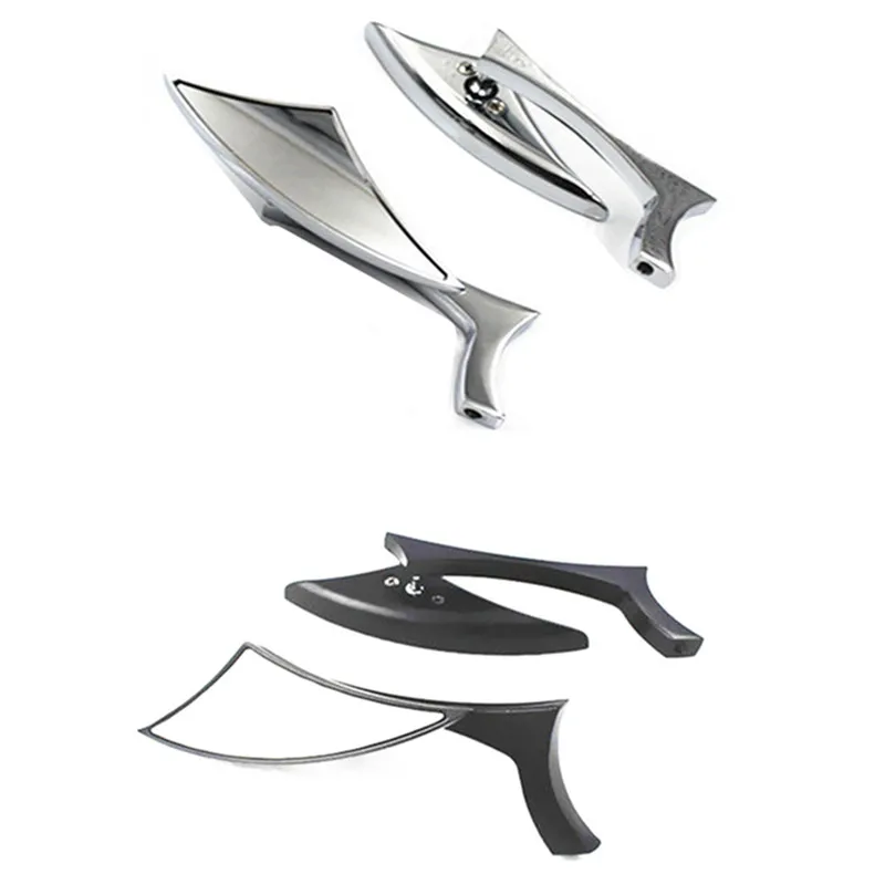 

Pair Blade Seady Rear View Mirrors Motorcycle For Harley Honda Yamaha Kawasaki Chopper Bobber Cafe Racer Old School Touring