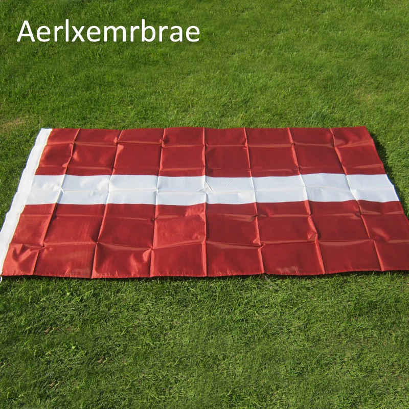 

free shipping aerlxemrbrae flag Latvia Flag 90x150cm/ 3x5 Feet Flags Home Decoration Hanging Flag Banner