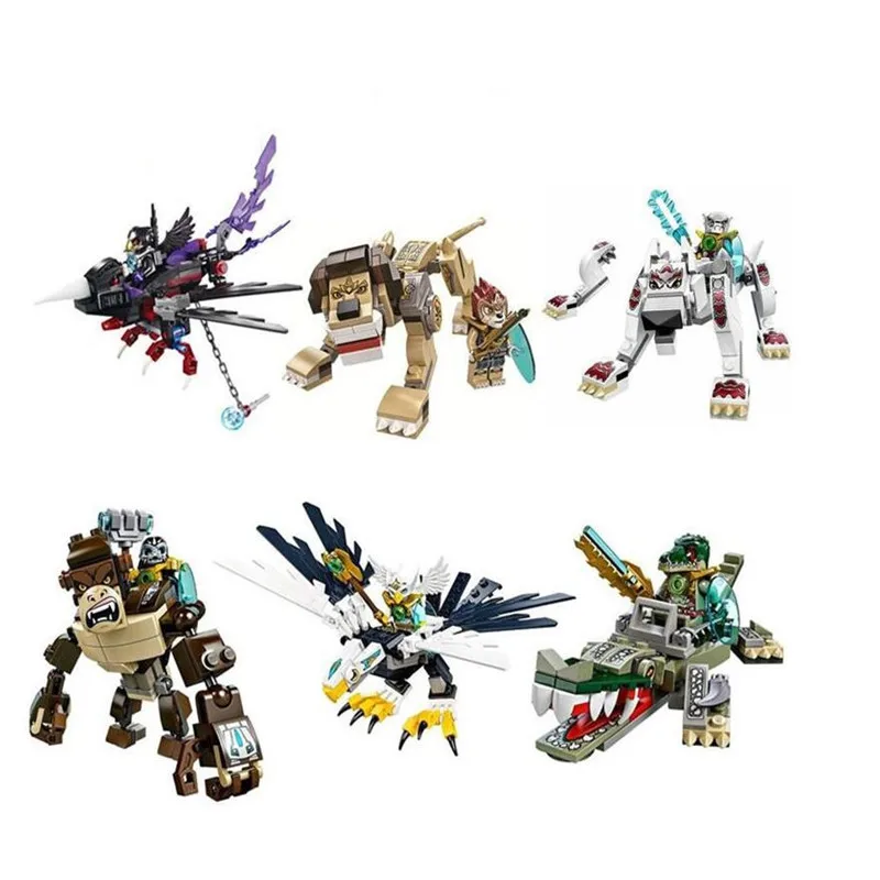 Qigong legendary animal editon 2 CHIMAED Super Heroes font b Figure b font Building Blocks Bricks