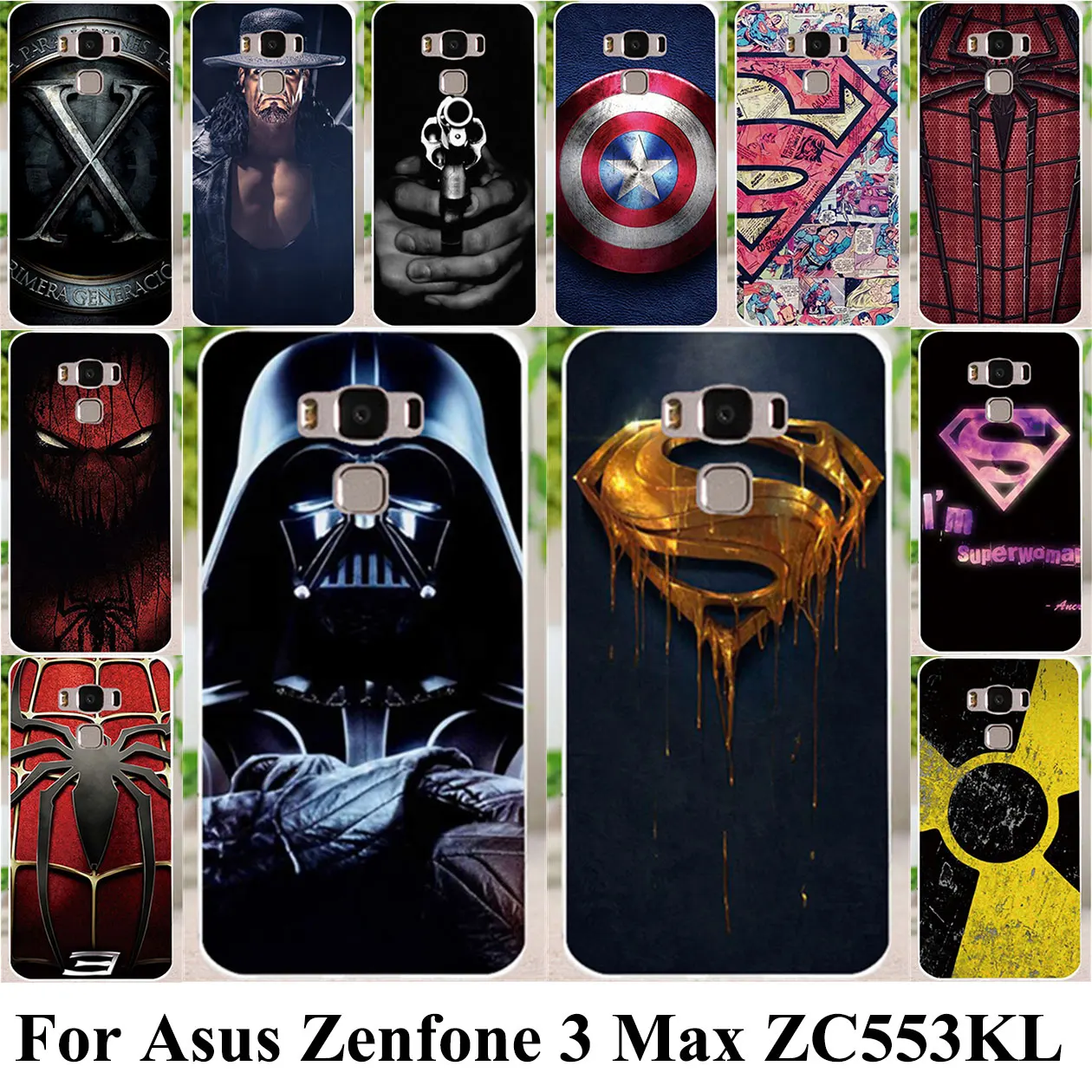 Силиконовые чехлы для мобильных телефонов Asus Zenfone 3 Max ZC553KL ASUS X00DD X00DDA xdoodd Captain Shell|case