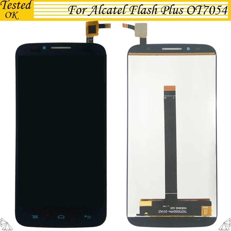 

Tested For Alcatel One Touch Flash Plus 7054 7054T OT7054T OT 7054 LCD Display+Touch Screen Digitizer Assembly Replacement Parts