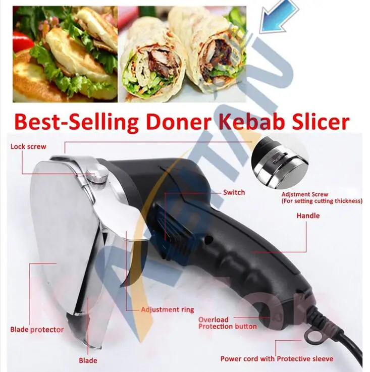 KA-100E electric kebab slicer