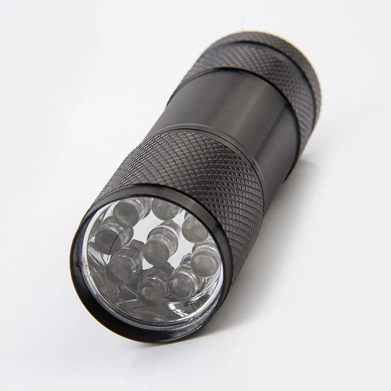 AIMIHUO 9 LED UV Flashlight Mini 395nm Ultraviolet Lamp Flashlight LED Check Money Detection UV Torch Lantern For 3AAA Battery (11)