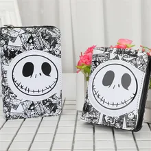 Женские кошельки с черепом и кошельками, длинный бумажник на застежке из искусственной кожи, сумка для телефона, кошелек для монет