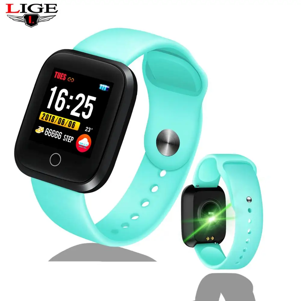 

2019 New Smart Watch Waterproof Sports Watch Pedometer Heart Rate Blood Pressure Monitoring Smart Bracelet For Android iOS+BOX