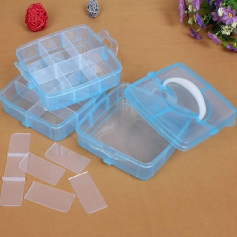 Новые 3 слоя Съемная DIY Пластик ящик для хранения рабочего стола прозрачный органайзер для ювелирных изделий держатель шкаф с выдвижными полками для мелких предметов