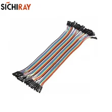 40 pcs coloured pure copper DuPont line female to female or male to male and male