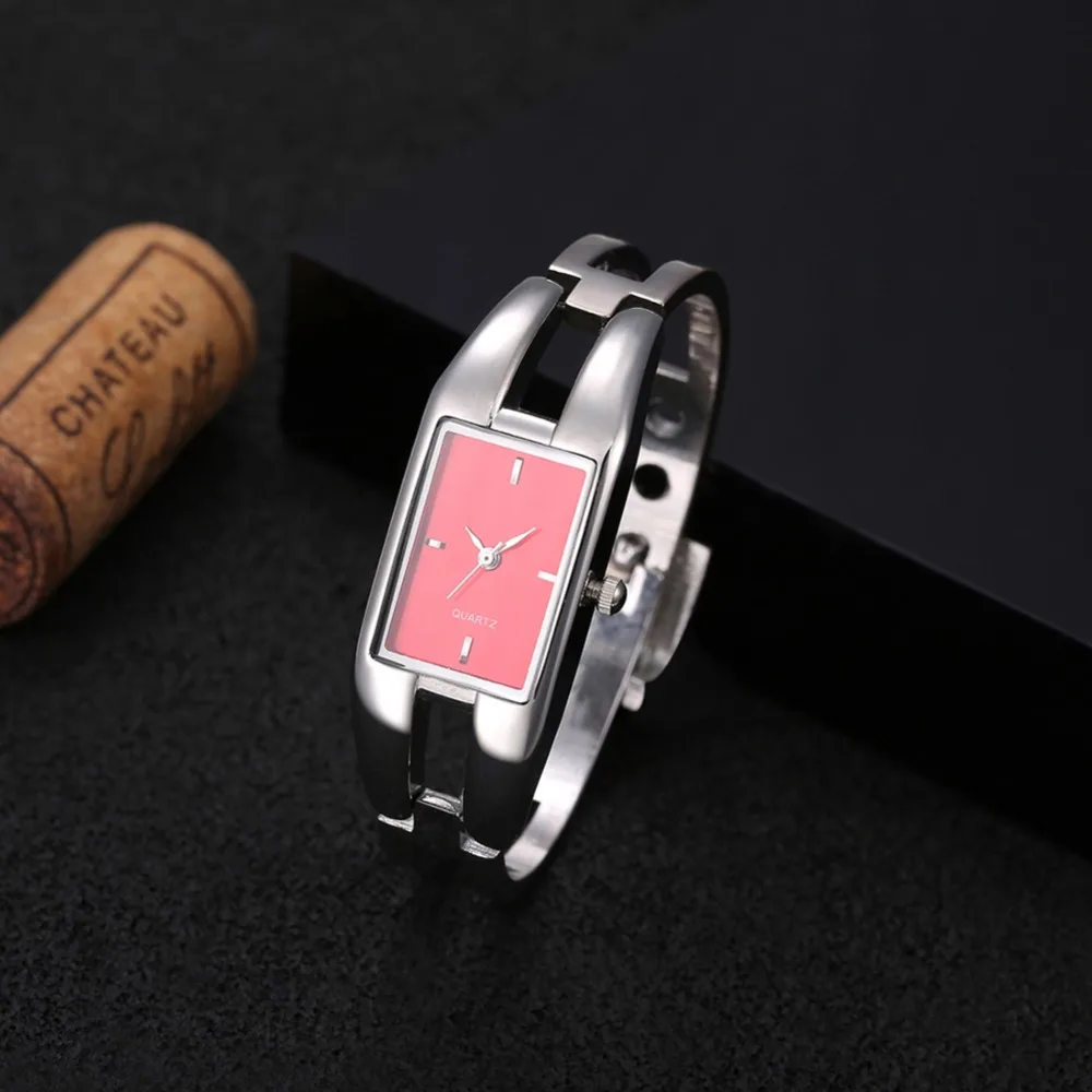 Simple Rectangle Bracelet Watch For Women Fashion Ladies Wristwatch Stainless Steel Woman Watches Clock Sales Gift montre femme