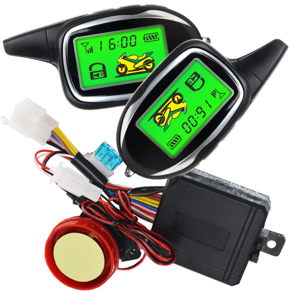 

new Automotive Motorcycle Scooter Anti-theft Alarm Remote Start Control Security System Remote Anti Hijacking China Factory