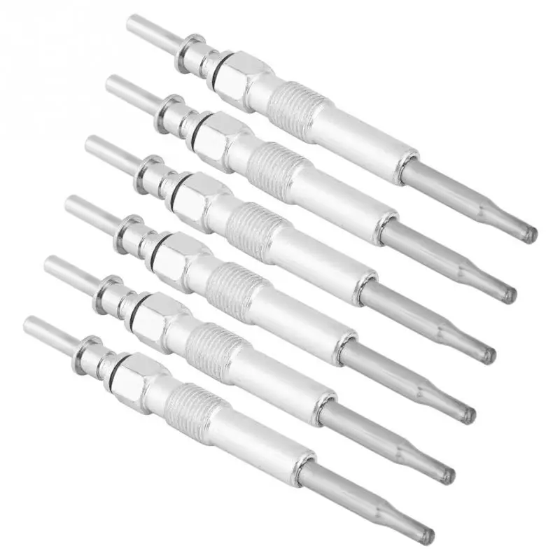 6x Metal For Diesel Heater Glow Plugs Heater Plug For BMW 3 5 6 7 Series X3 X5 X6 30 d 35 35d Spark Plugs& Glow Plugs - Цвет: 6 Pcs