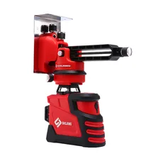 Лазерный уровень 12 линий 3D самонивелирующийся 360 горизонтальный и вертикальный супер мощный лазерный уровень зеленый луч SHIJING лазерный нивелир