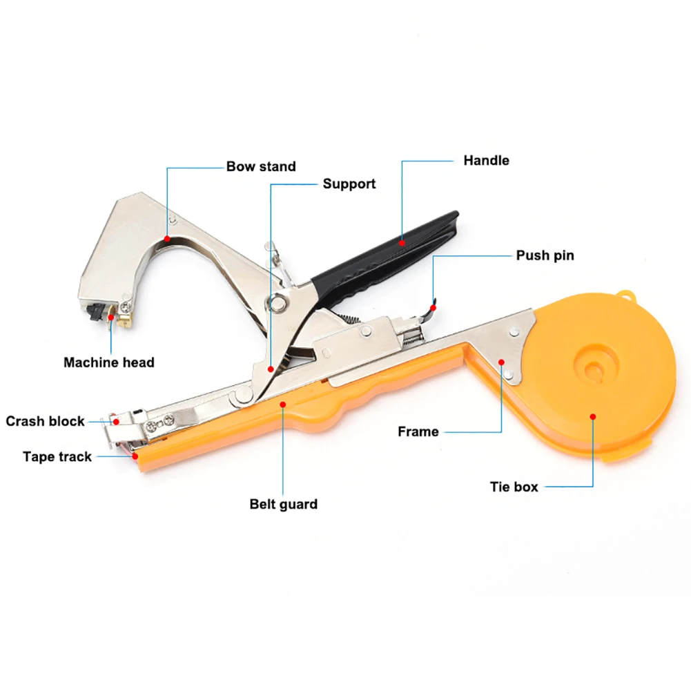 1 шт. садовые инструменты привязывание растений Tapetool инструмент для подвязки ветвей ветви ручная завязывающая машина Tapetool упаковка для