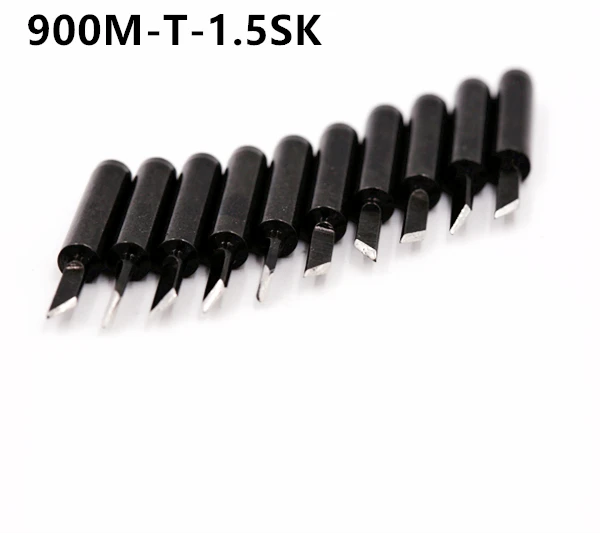 SZBFT 5 шт. черный 900M-T-K бессвинцовый сменный наконечник паяльника для 936 паяльной станции 900M-T B I SK 1C 2C 3C 4C 1.2D 2.4D 3,2