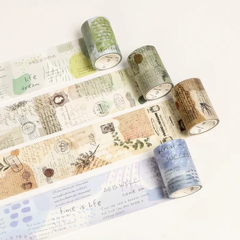 

The Story Of Time Washi Tape DIY Decorative Scrapbook Masking Tape Office Adhesive Tape Stationery