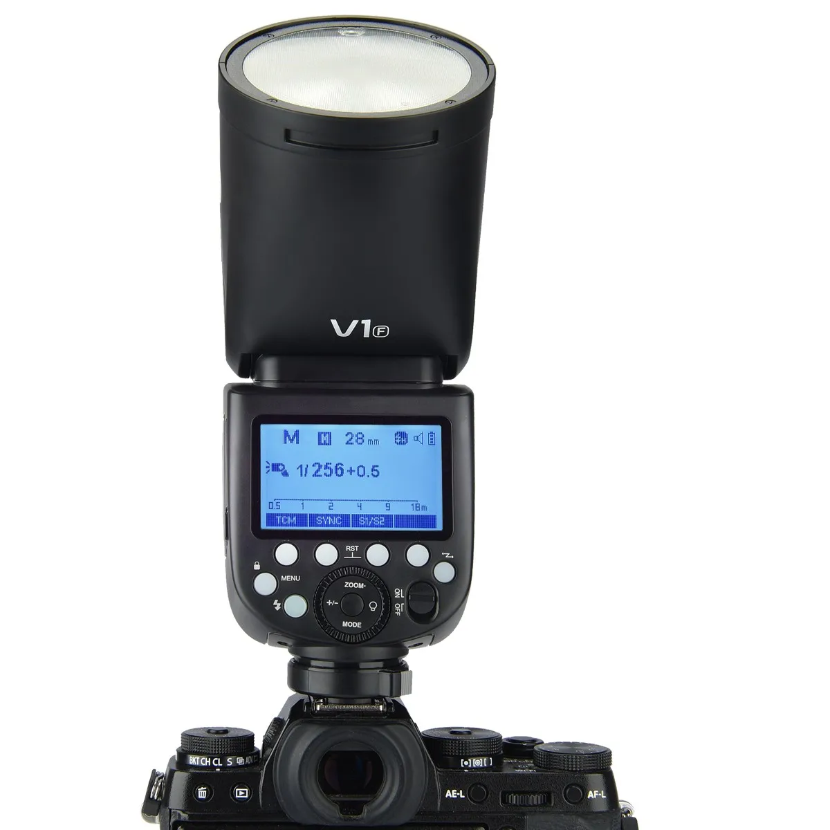 US $239.20 Godox V1 V1F LiOn TTL Camera Round Flash Speedlight For Fujifilm Fuji X100T XT1 XT2 XT3 XT20 XPRO2 XT100 XA20 X100F