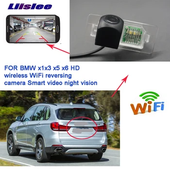 

Liislee wireless reverse backup camera For BMW X1 X3 X5 X6 BMW 2 3 4 5 CCD night vision waterproof Full HD
