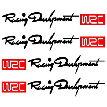 

Dewtreetali WRC Racing Door Handle Stickers Decals For BMW MINI Audi VW Volkswagen Skoda Peugeot Citroen Renault 4pcs/set