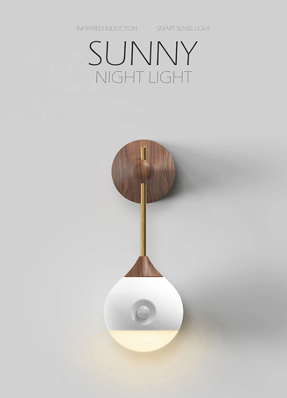 Xiaomi Sothing Sunny Smart Sensor Night Light Infrared Induction USB Charging Removable Night Lamp For xiaomi smart home (14)