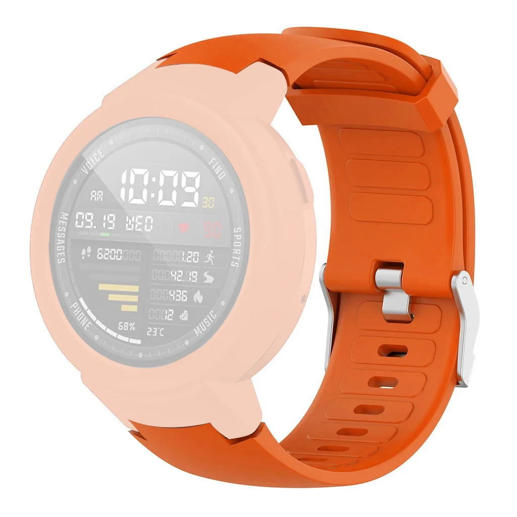 Силиконовый ремешок для часов+ ТПУ защитный чехол для Huami Amazfit Verge Youth Watch Новое поступление#20191016