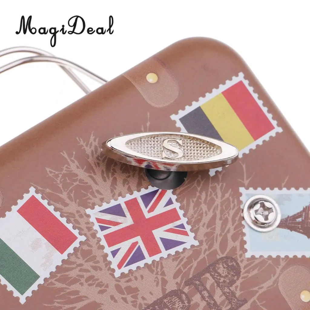 MagiDeal Play 'Innocent' Luggage Suitcase Wind-up Miniature Music Box for Girls Christmas Gift