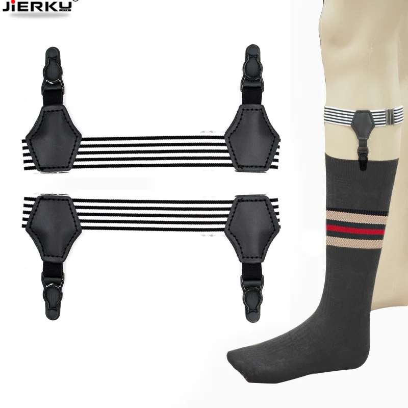 

Sock Garters Man's Sox's Stays Holder Gentleman Leg Suspenders Shirt Braces Elastic Uniform Business strap Shirt Garters 1pair