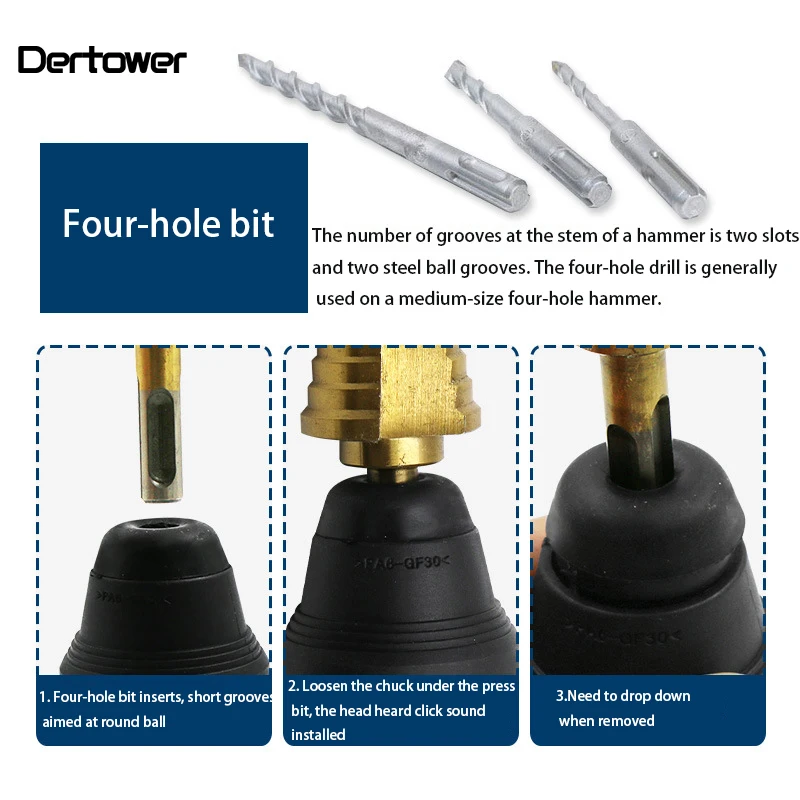 SDS Drill Chuck Replacement for Bosch GBH2-26DFR GBH2-28DFV GBH4-32DFR Tool Holding Fixture Hammer Drills Change Fittings SDS Drill Chuck Replacement for Bosch GBH2-26DFR GBH2-28DFV GBH4-32DFR Tool Holding Fixture Hammer Drills Change Fittings