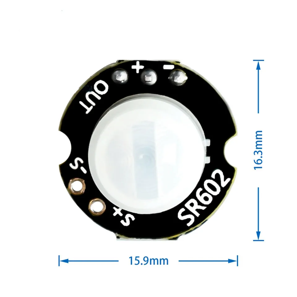 Микро SR602 Малый человеческого тела Инфракрасный датчик Модуль Пироэлектрический зонд Индуктивный переключатель датчик PI
